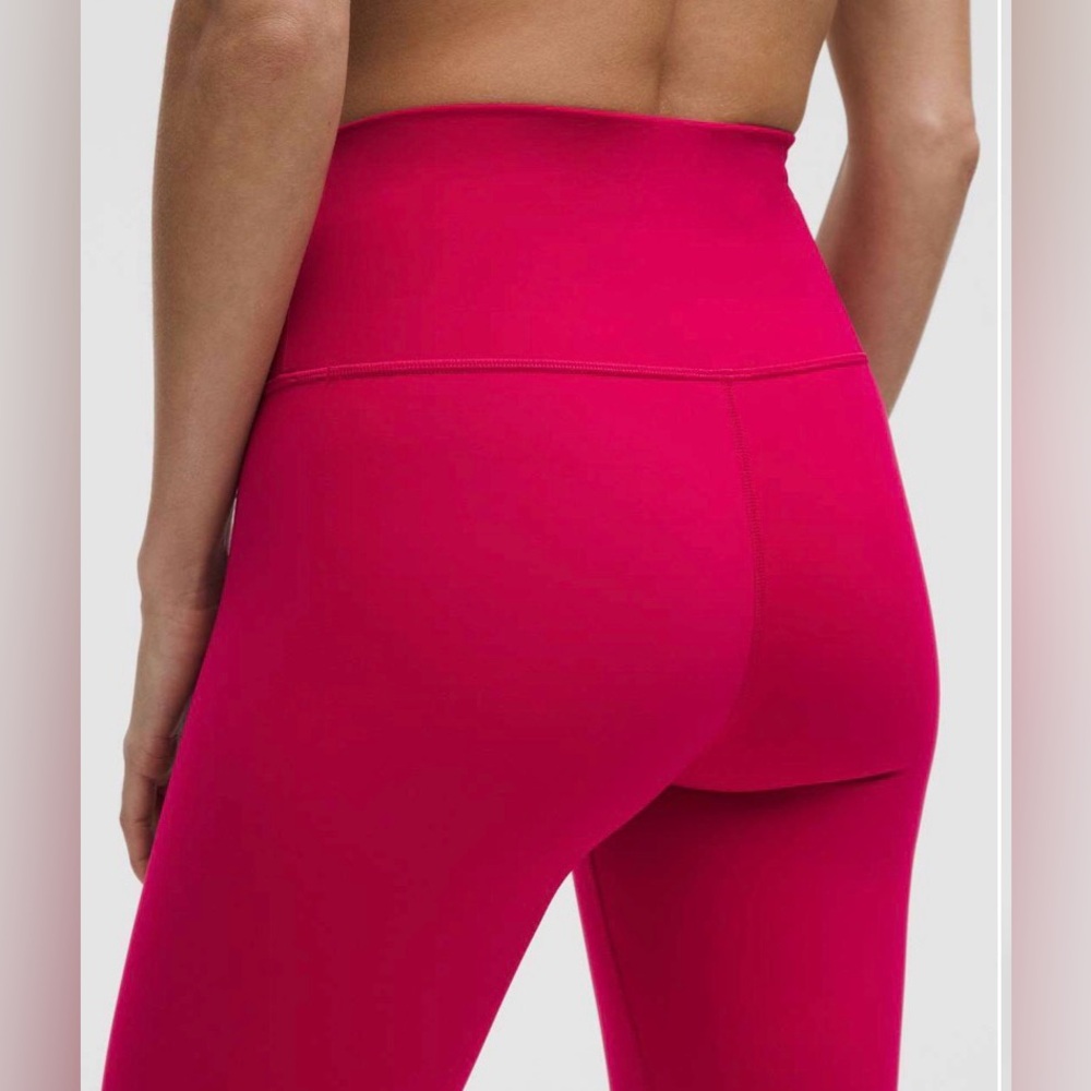 Lululemon Athletica NWT Pink Dragonfruit Wunder Train HR 28” Leggings - Picture 2 of 7